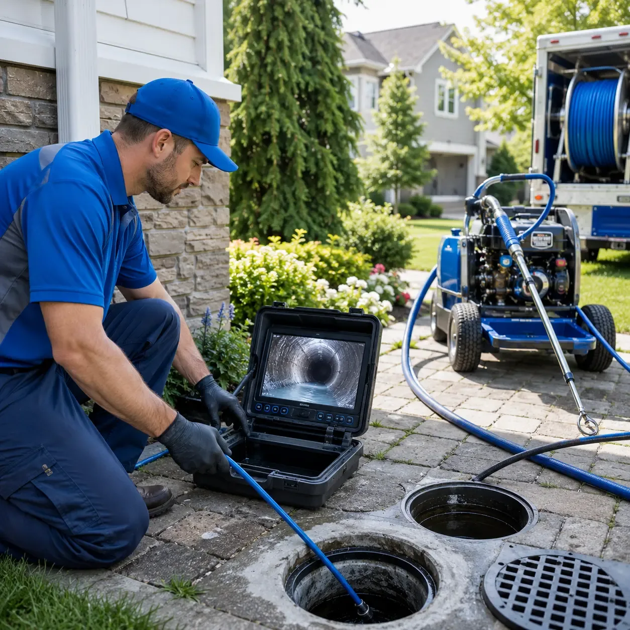 Outdoor drain cleaning professionals serving Warrenville, IL